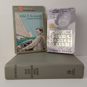 Vintage‎ JFK John F. Kennedy and Jacqueline B. Kennedy Book Bundle